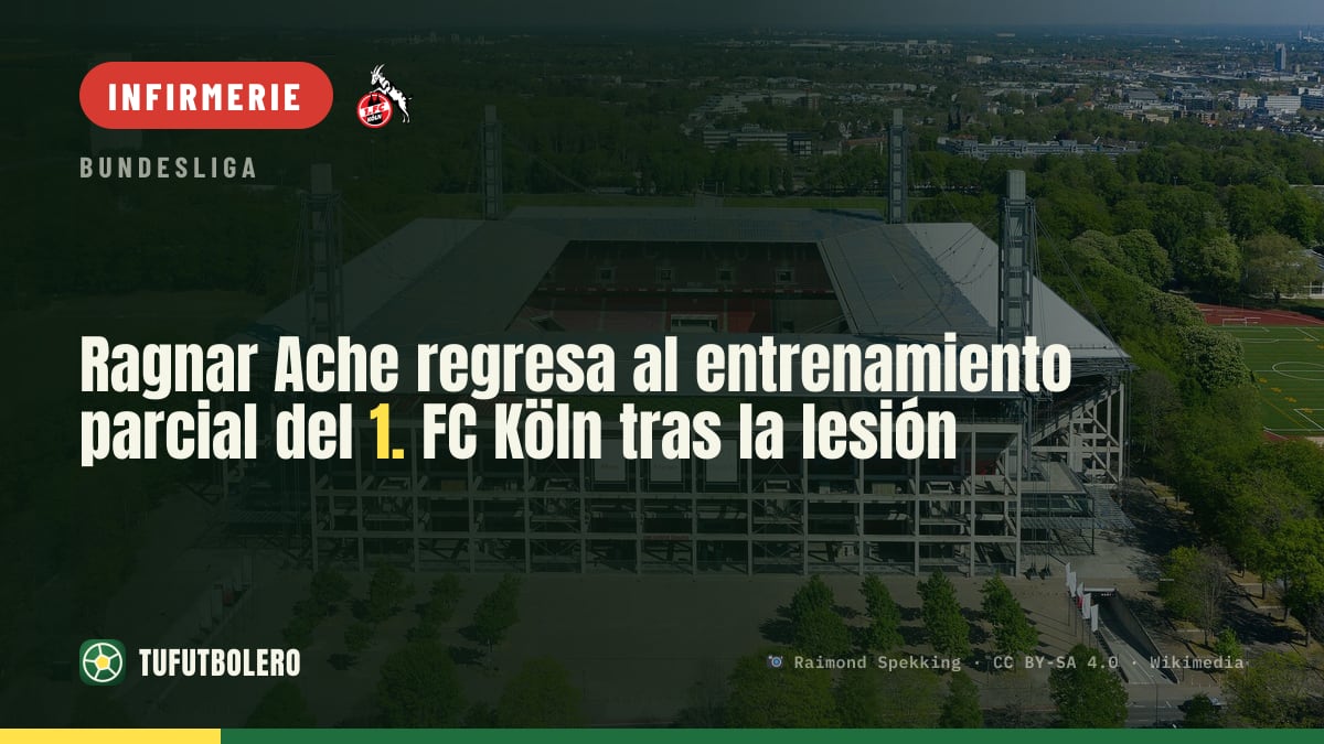 Ragnar Ache reprend l’entraînement partiel avec le 1. FC Köln après une blessure