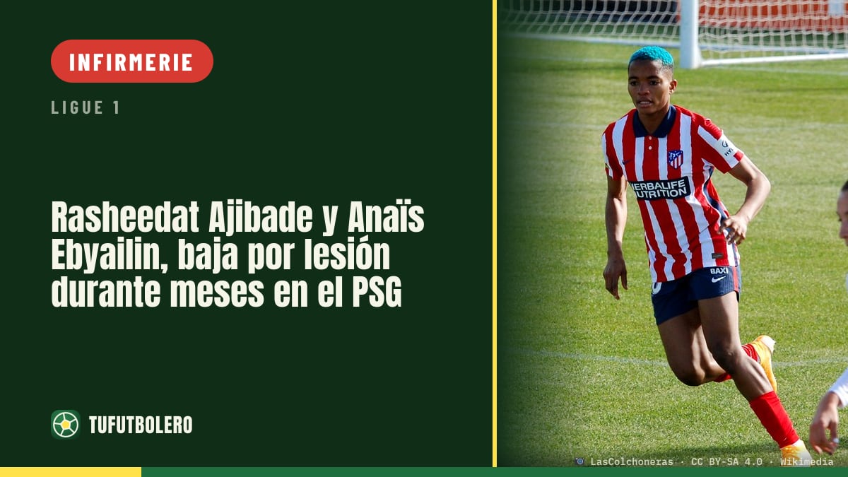 Le PSG perd Rasheedat Ajibade et Anaïs Ebyailin pour plusieurs mois