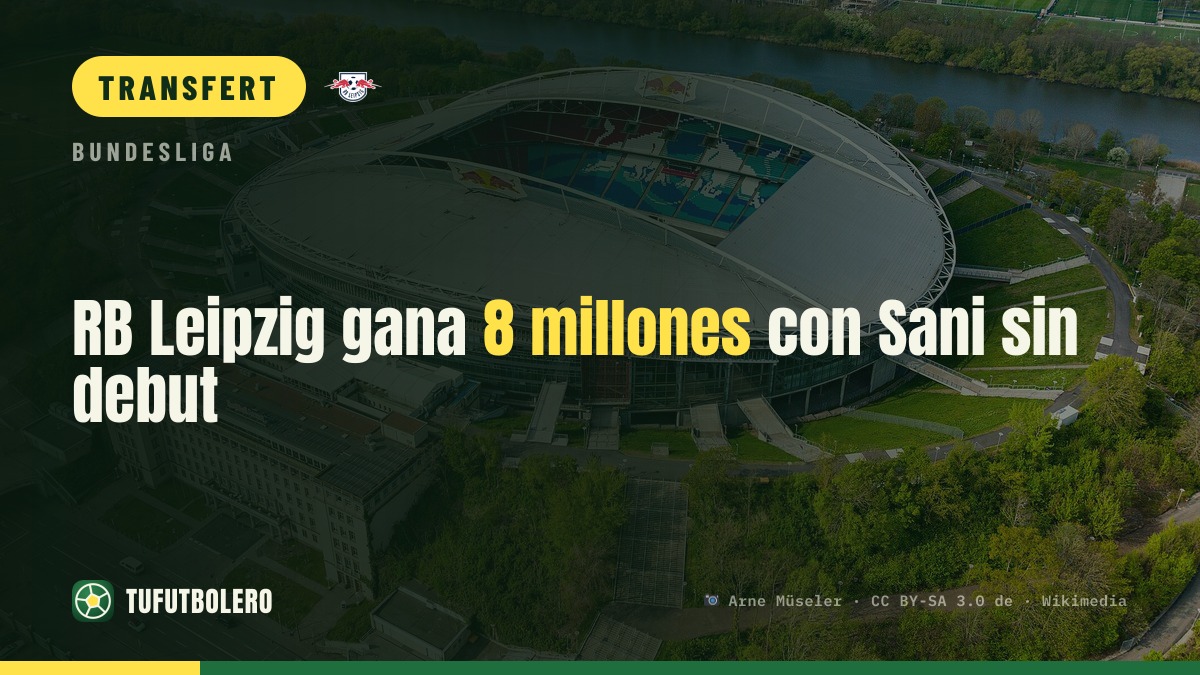 RB Leipzig gagne 8 M€ avec Sani, zéro minute jouée