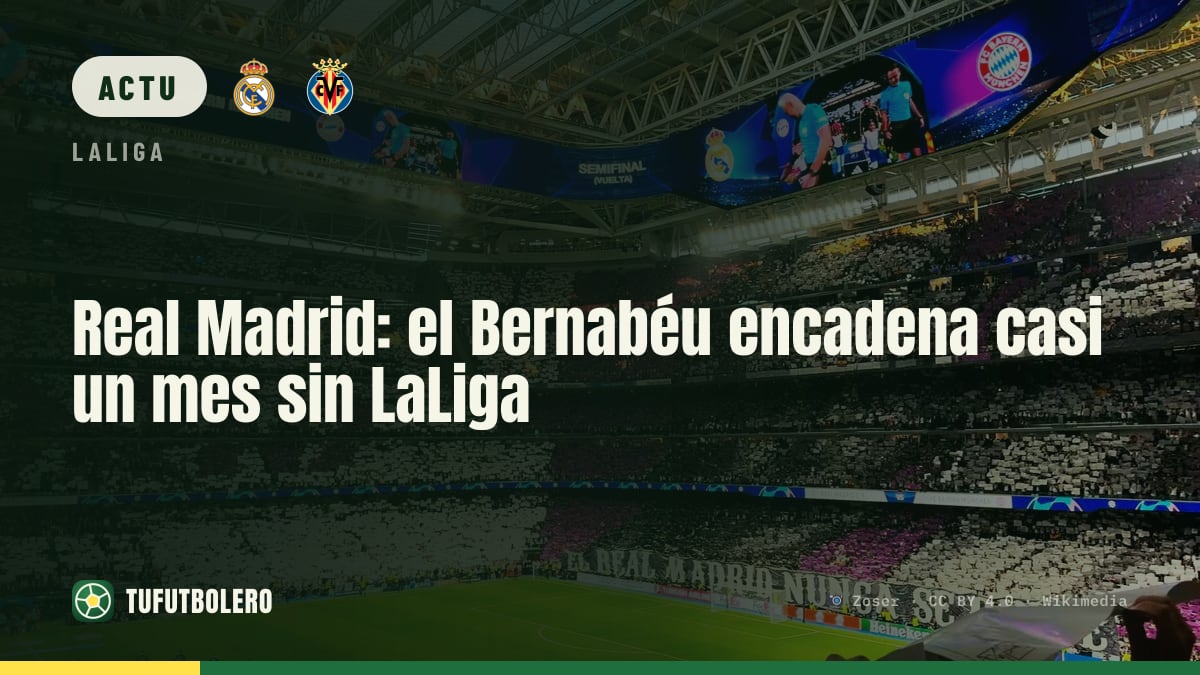 Real Madrid : presque un mois sans match de Liga au Bernabéu