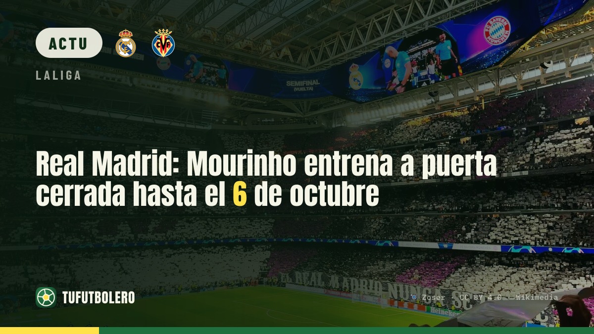 Real Madrid : la troisième séance de Mourinho à huis clos jusqu’au 6 octobre