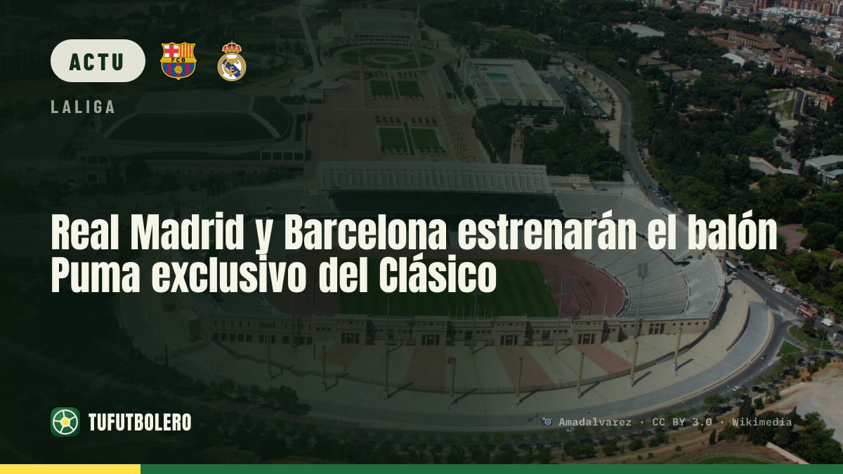 Real Madrid et Barcelone joueront avec un ballon Puma exclusif du Clásico