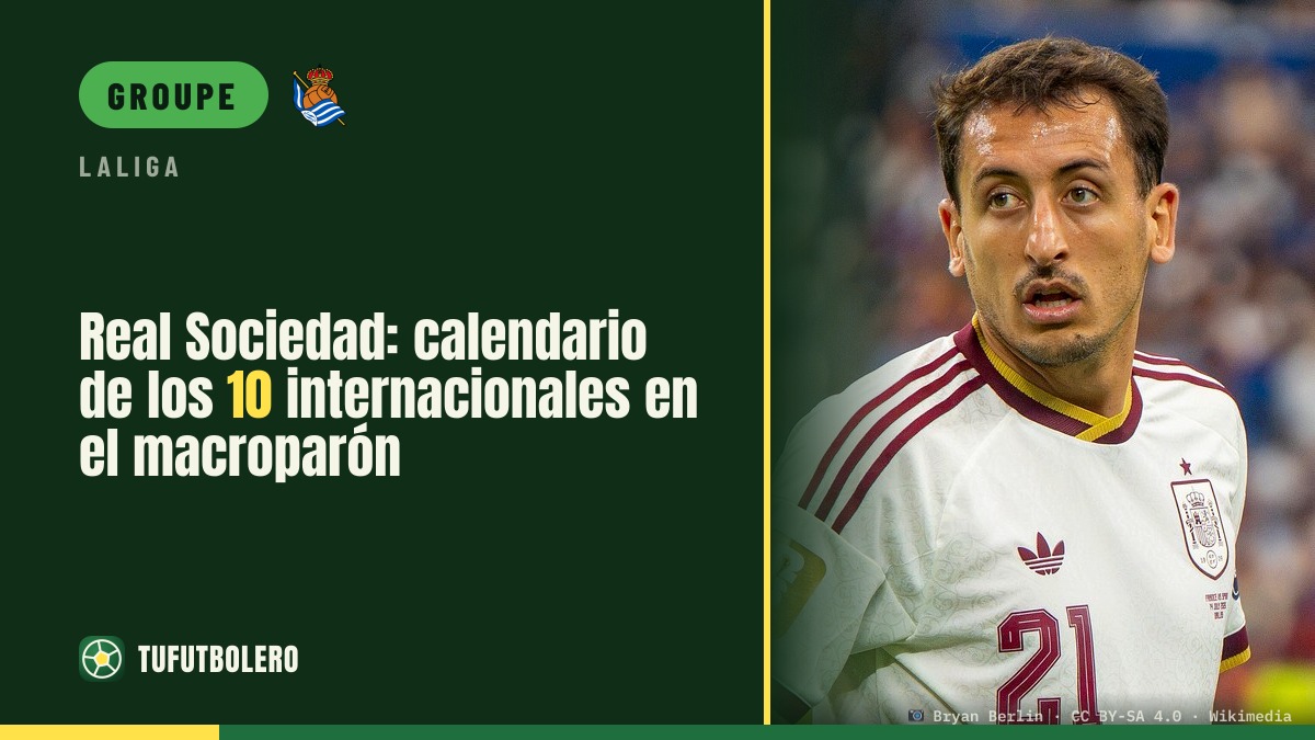 Real Sociedad : le calendrier des 10 internationaux pendant la trêve