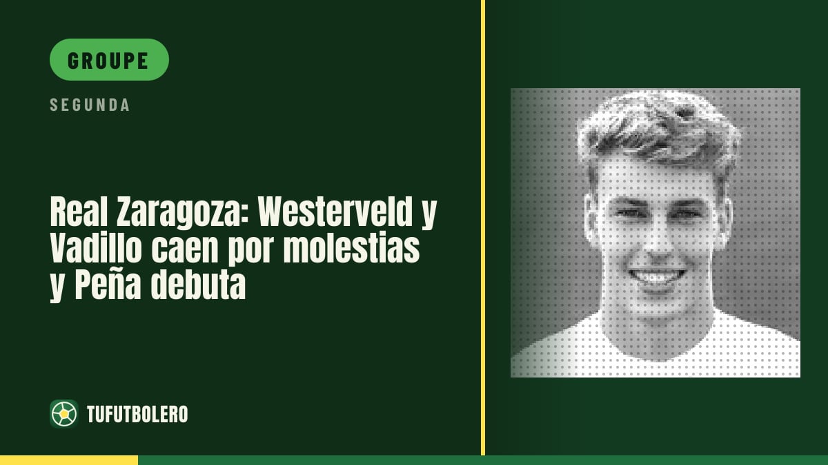 Real Zaragoza : Westerveld et Vadillo forfait, Peña titulaire pour le Teruel