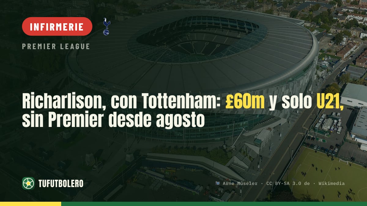 Richarlison au Tottenham: 60 M£, coincé chez les U21