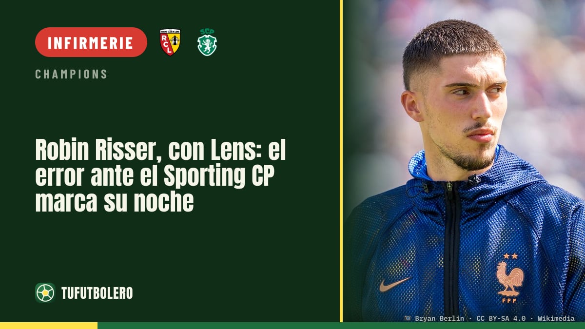 Robin Risser au Lens : sa sortie fait mal face au Sporting CP (0-2)