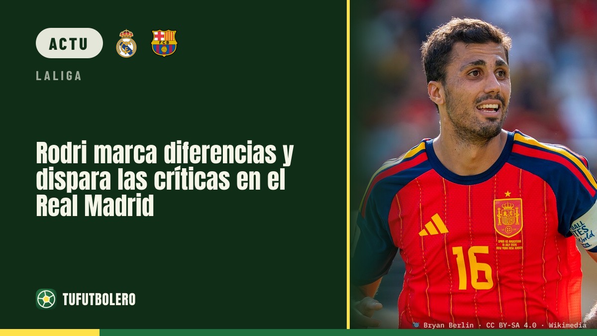 Rodri fait la différence et ravive les critiques au Real Madrid