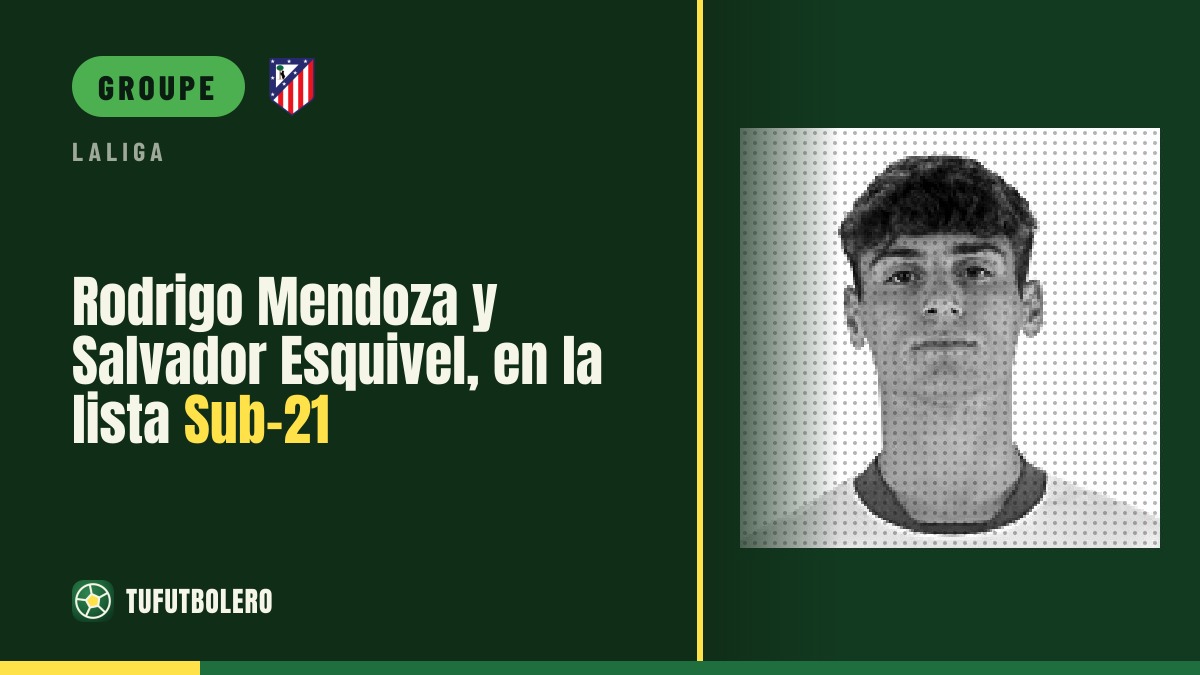 Rodrigo Mendoza et Salvador Esquivel en sélection U21
