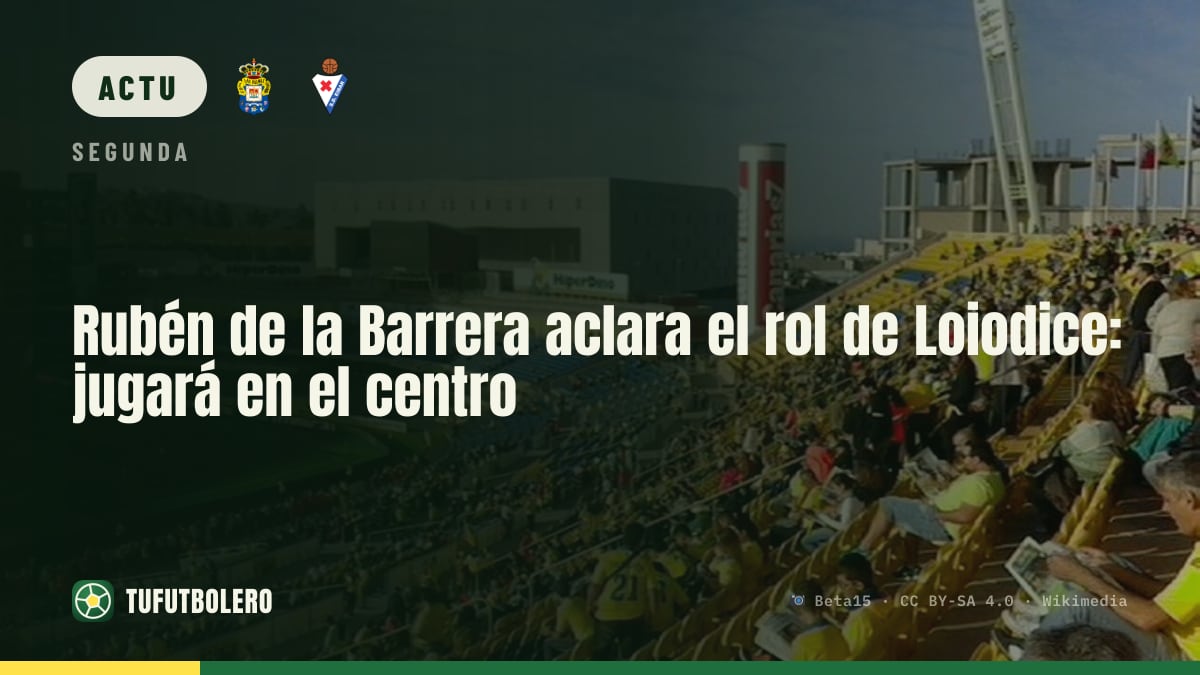 Rubén de la Barrera tranche: Loiodice jouera au cœur du jeu