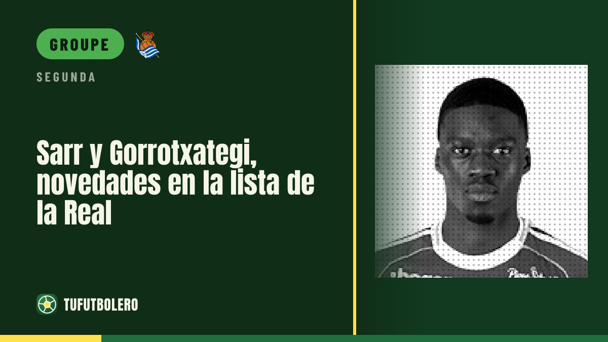 Sarr et Gorrotxategi dans la liste de la Real face à l’Espanyol