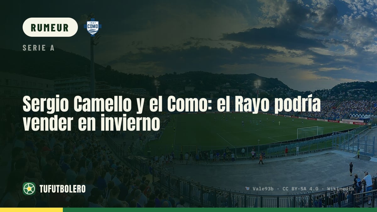 Sergio Camello et le Como : le Rayo pourrait devoir vendre en janvier