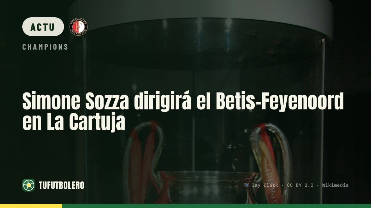 Simone Sozza arbitre Betis-Feyenoord à La Cartuja