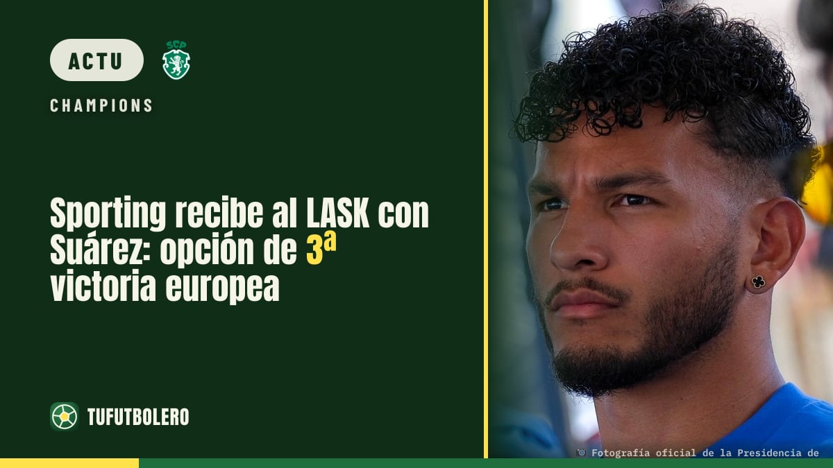Le Sporting reçoit le LASK avec Suárez : viser une 3e victoire d’Europe