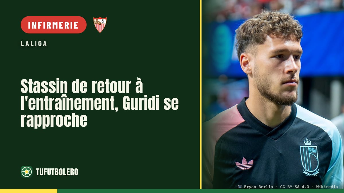 Stassin de retour à l'entraînement, Guridi se rapproche