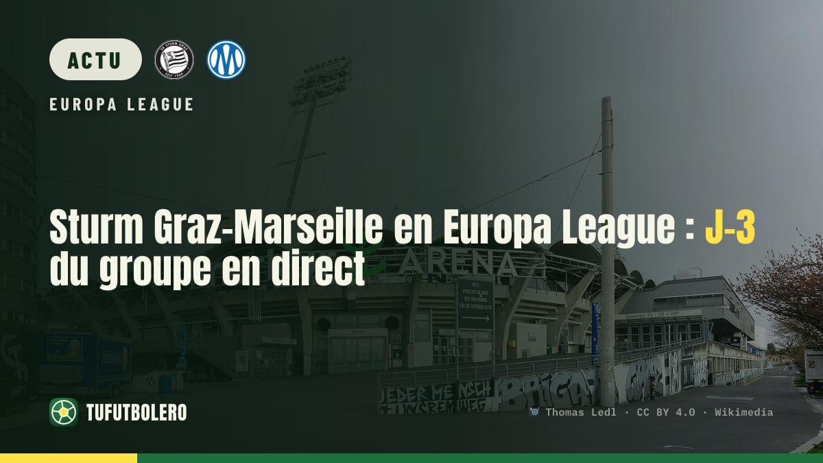 Sturm Graz-Marseille en Europa League : J-3 du groupe en direct