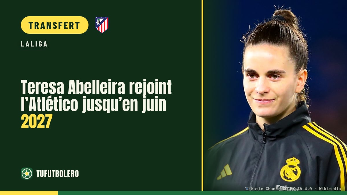 Teresa Abelleira rejoint l’Atlético jusqu’en juin 2027