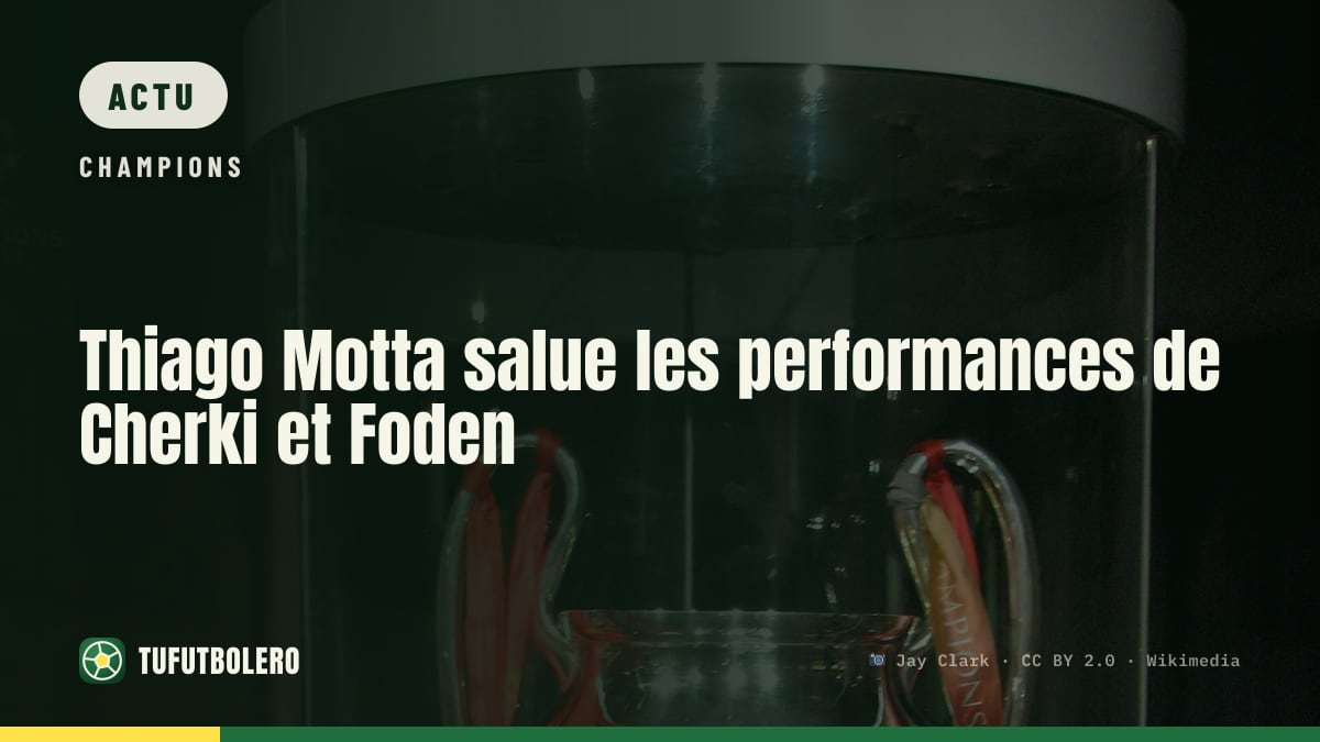 Thiago Motta salue les performances de Cherki et Foden