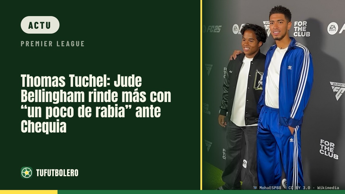 Thomas Tuchel: Jude Bellingham joue mieux avec “un peu de rage” contre la Tchéquie