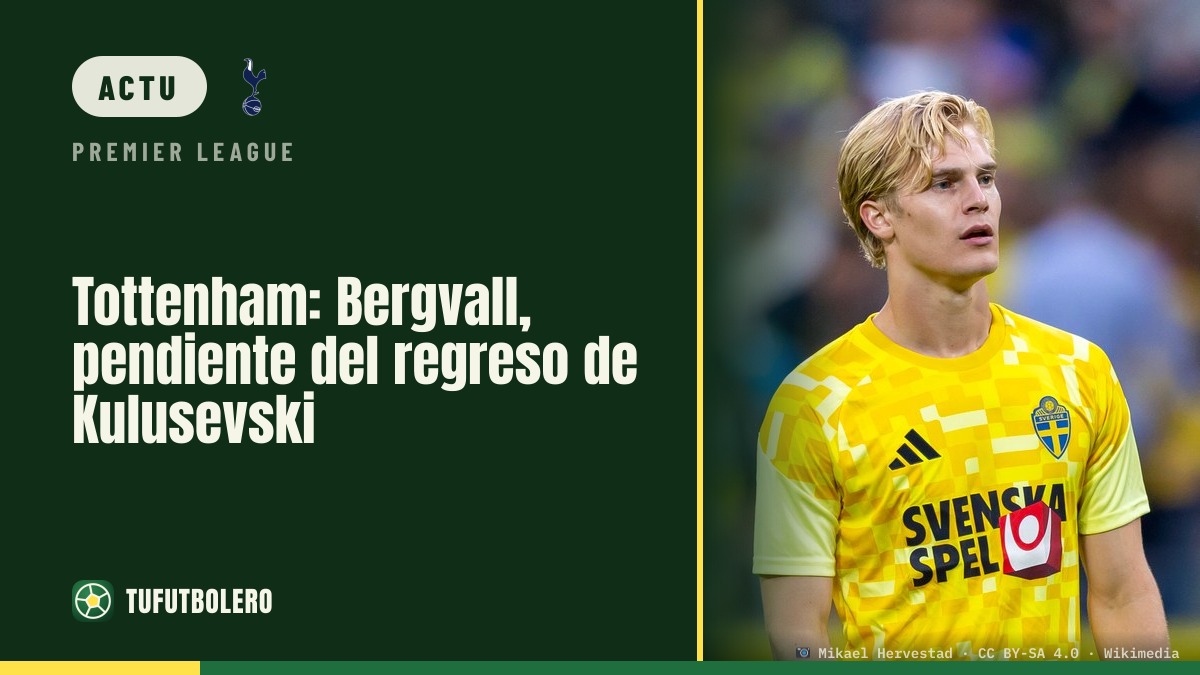 Tottenham : Bergvall attend le retour de Kulusevski