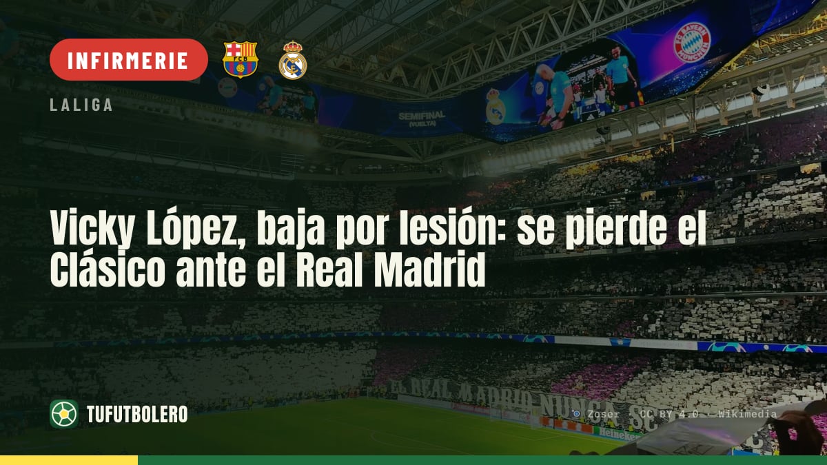 Vicky López absente à cause d’une blessure : elle rate le Clasico contre le Real Madrid
