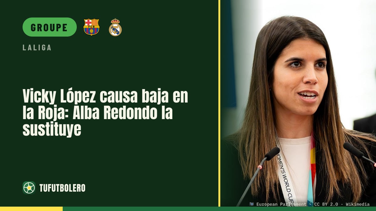Vicky López forfait avec la Roja : Alba Redondo remplace