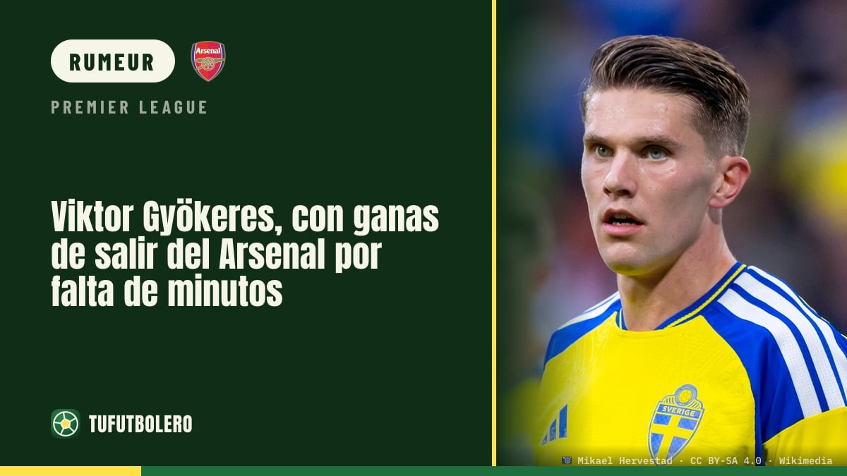Viktor Gyökeres veut quitter Arsenal: pas assez de temps de jeu