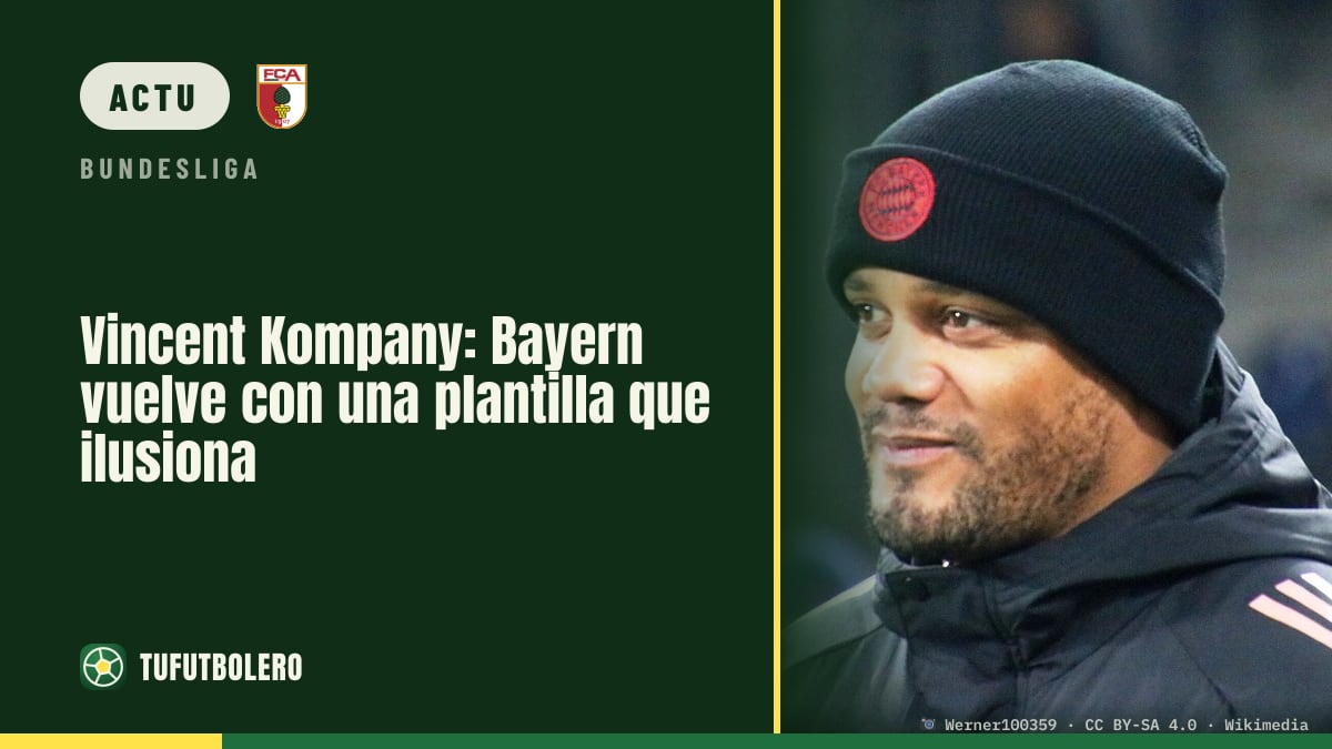 Vincent Kompany : le Bayern repart avec des joueurs en forme