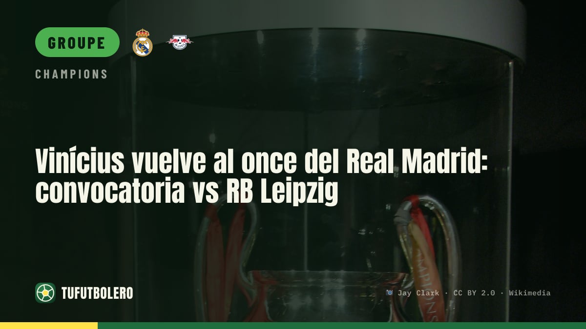 Vinícius revient : la liste du Real Madrid pour Leipzig en Ligue des champions