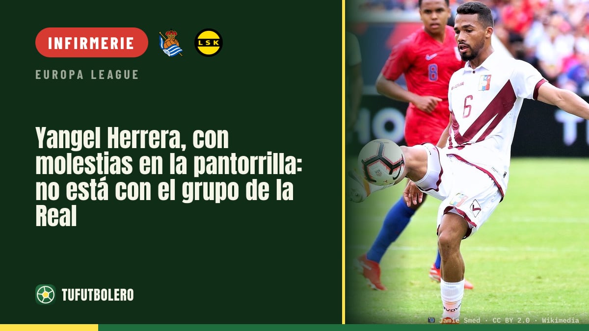 Yangel Herrera reste à l’écart à la Real Sociedad, problème au mollet