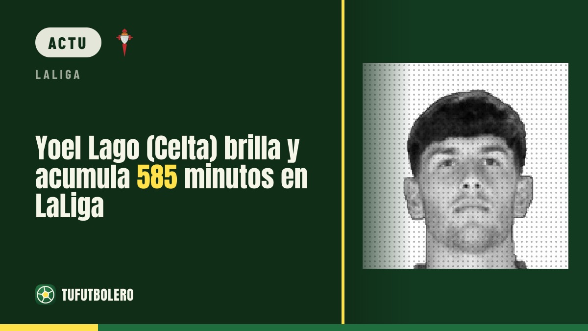 Yoel Lago (Celta) s’impose et enchaîne avec 585 minutes en Liga