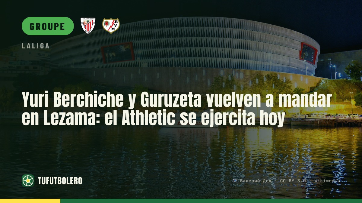 Yuri Berchiche et Guruzeta au centre: l’Athletic reprend l’entraînement à Lezama