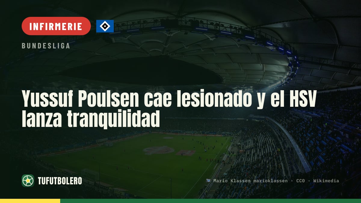 Yussuf Poulsen se blesse et l’HSV rassure