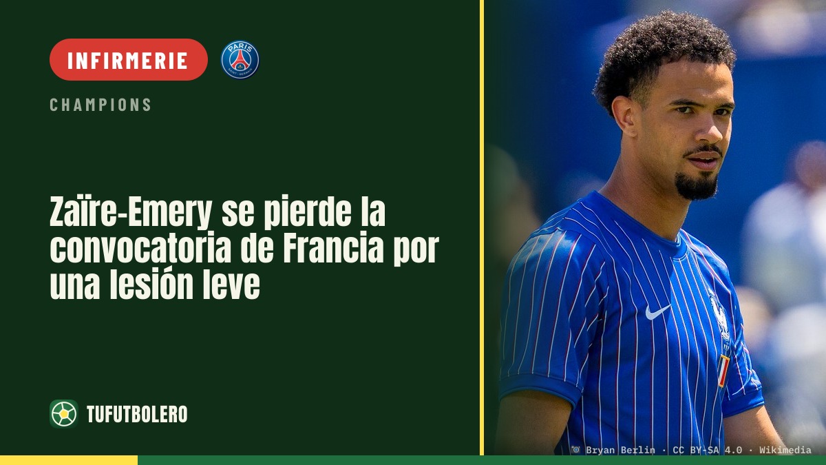 Zaïre-Emery forfait avec les Bleus à cause d’une légère blessure à la cuisse