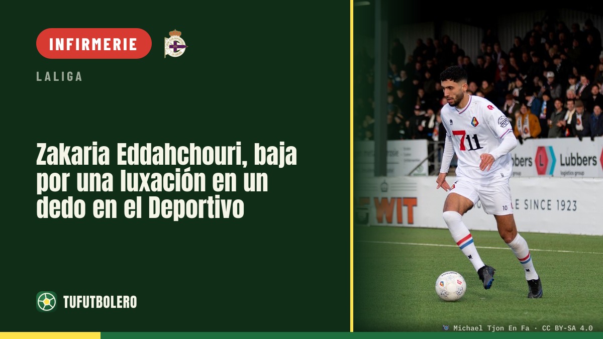 Zakaria Eddahchouri absent pour le Deportivo: doigt disloqué