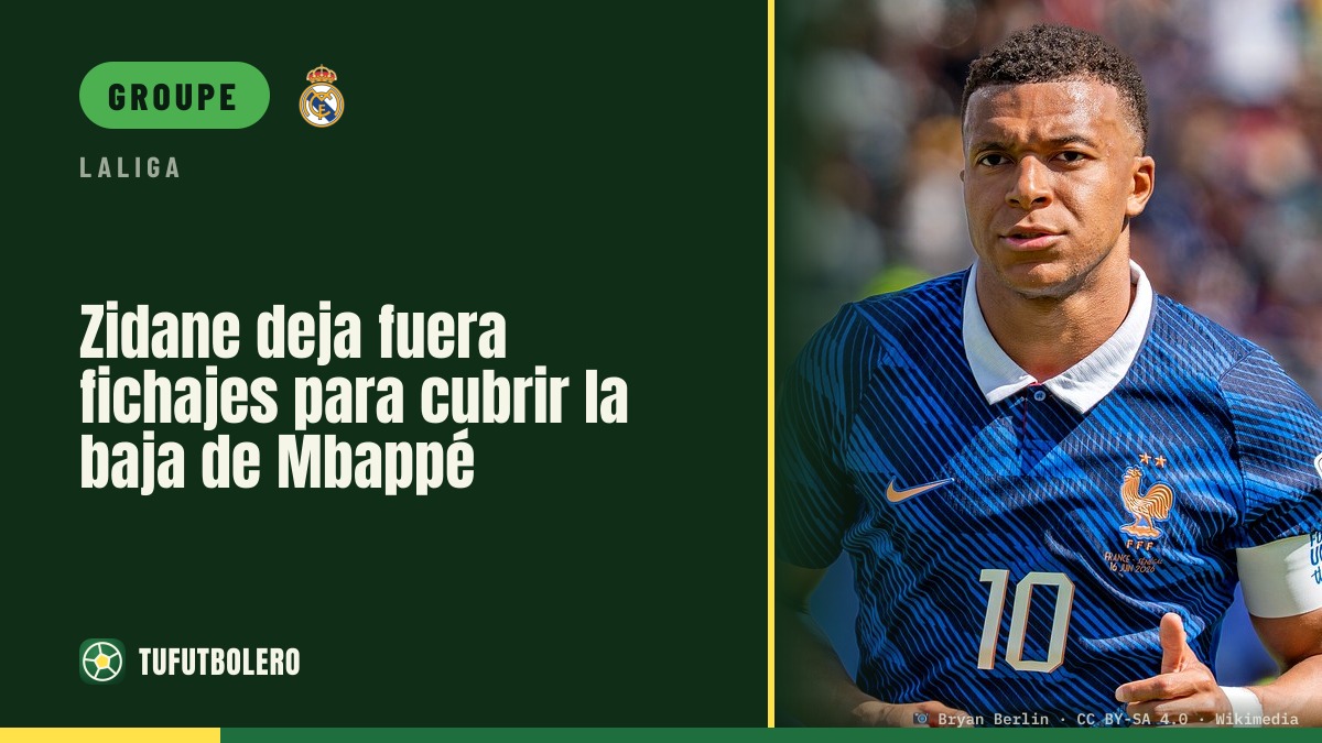 Zidane ne rappellera personne pour remplacer Mbappé