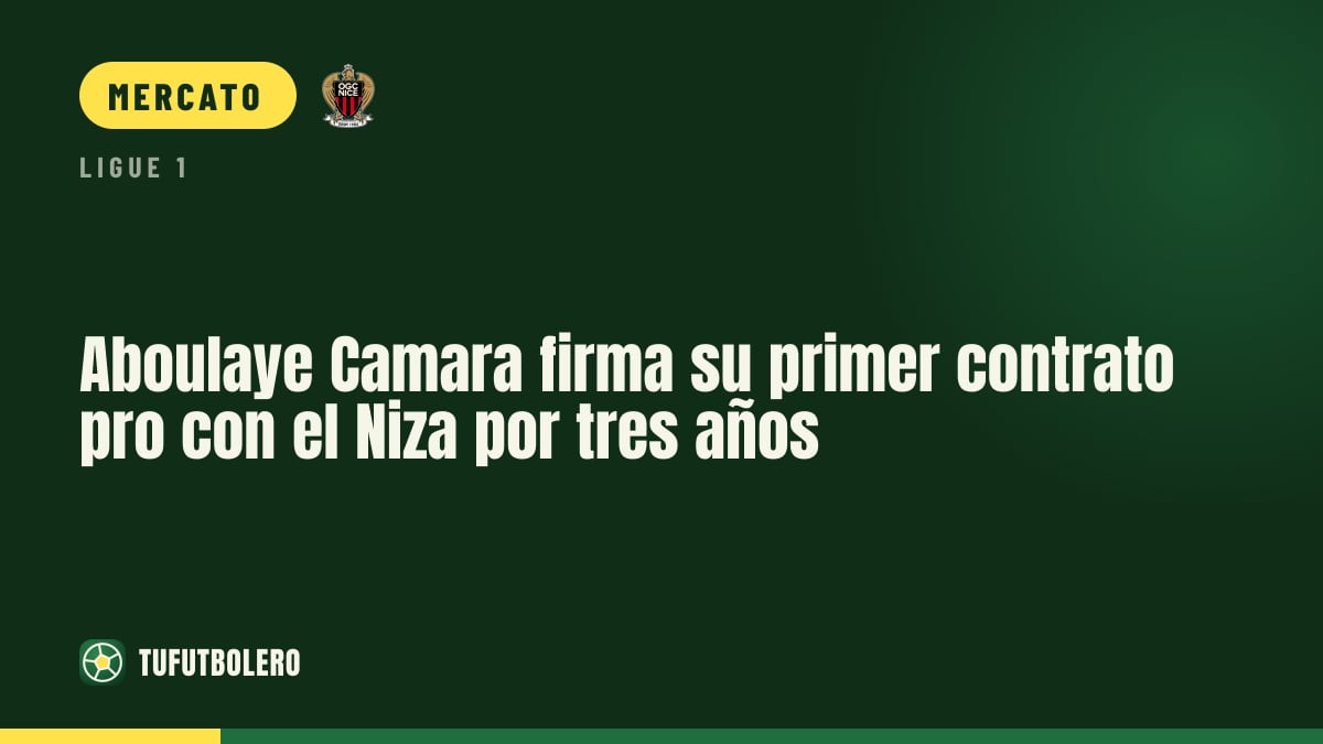 Aboulaye Camara firma il primo contratto da pro con il Nizza per tre anni