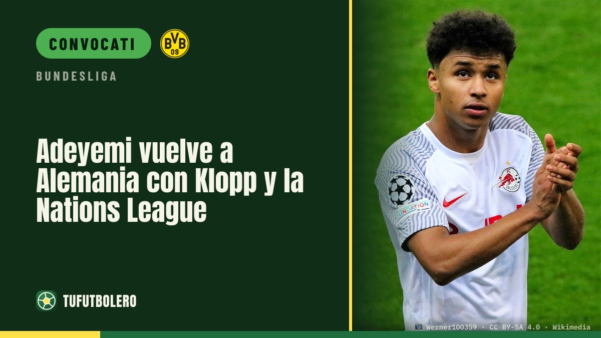 Adeyemi torna in Germania con Klopp per la Nations League