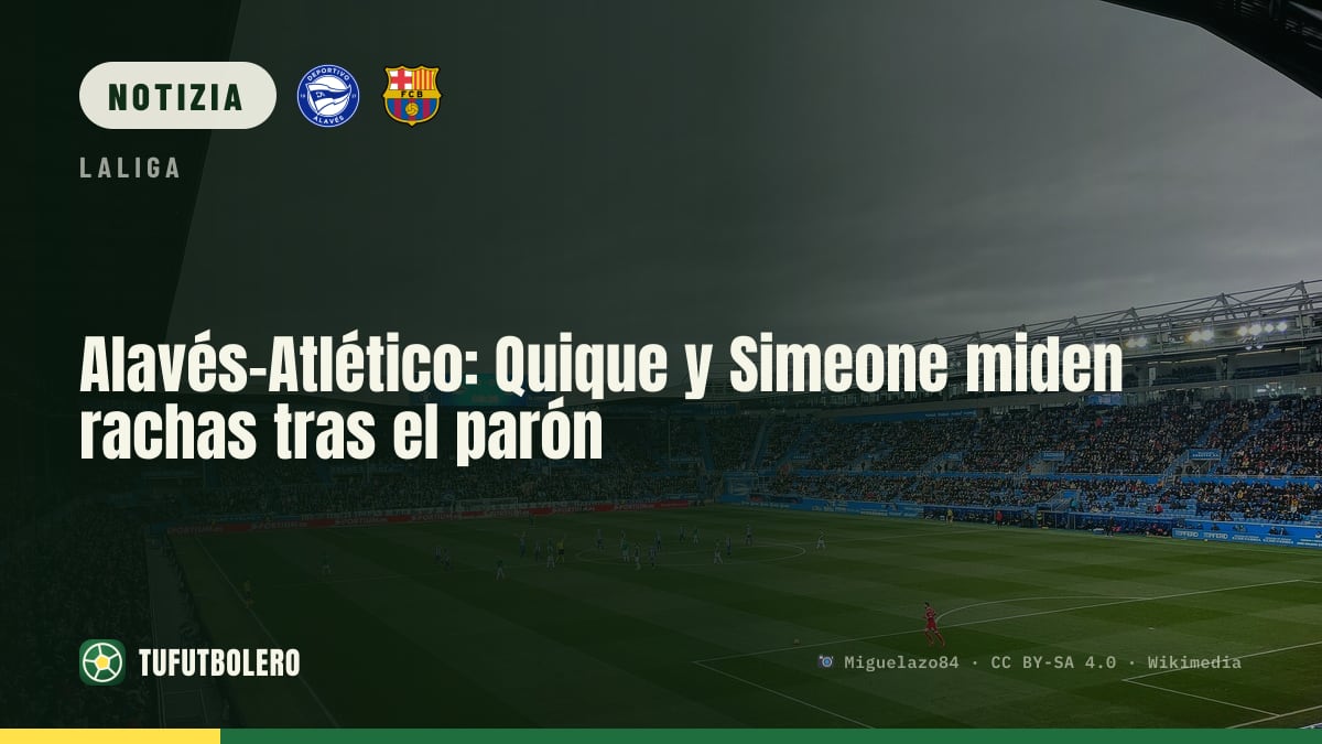 Alavés-Atlético: Quique e Simeone testano il momento dopo la sosta