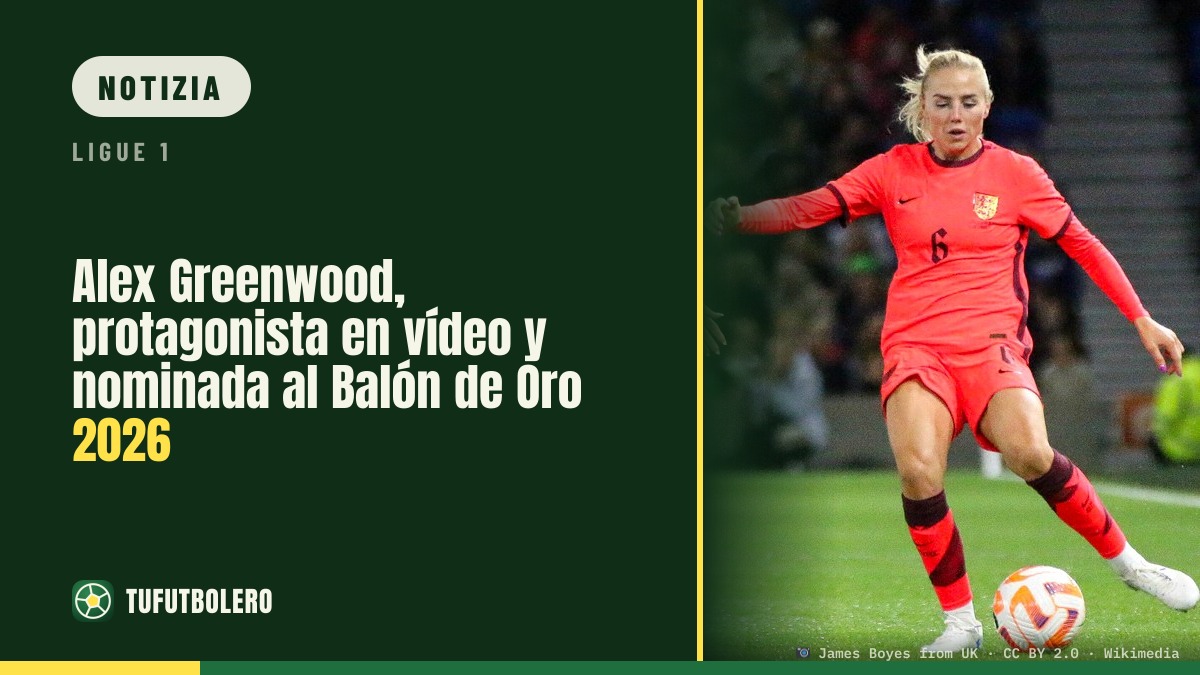 Alex Greenwood in primo piano in video e candidata al Pallone d’Oro 2026