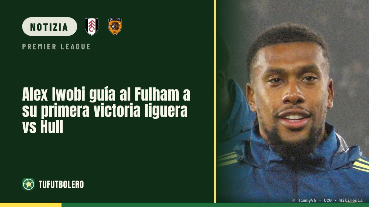 Alex Iwobi trascina il Fulham alla prima vittoria di campionato contro Hull