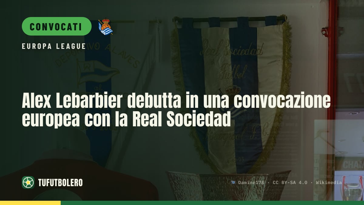 Alex Lebarbier debutta in una convocazione europea con la Real Sociedad