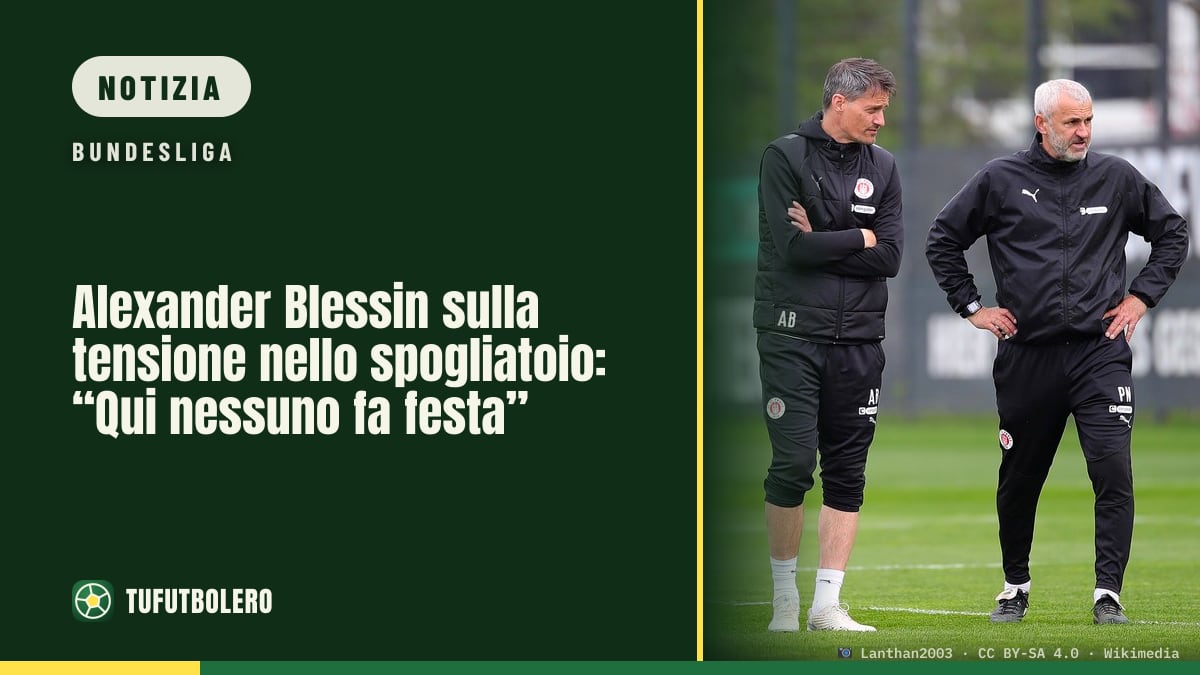 Alexander Blessin sulla tensione nello spogliatoio: “Qui nessuno fa festa”