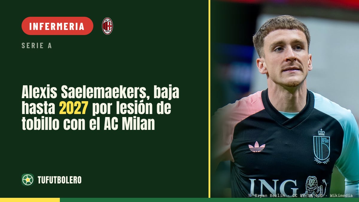 Alexis Saelemaekers ko fino al 2027: nuovo infortunio alla caviglia con il Milan
