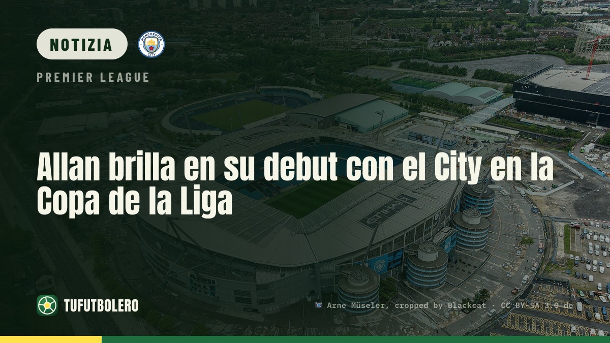Allan fa faville al debutto con il City in Coppa di Lega