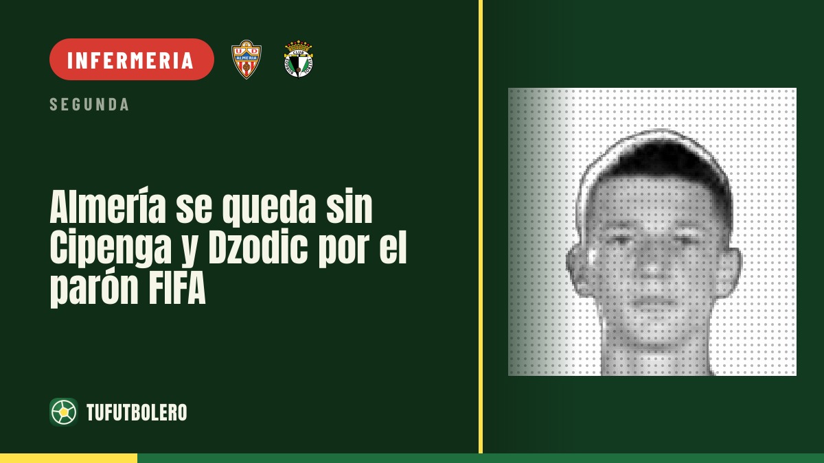 Almería senza Cipenga e Dzodic per il break FIFA