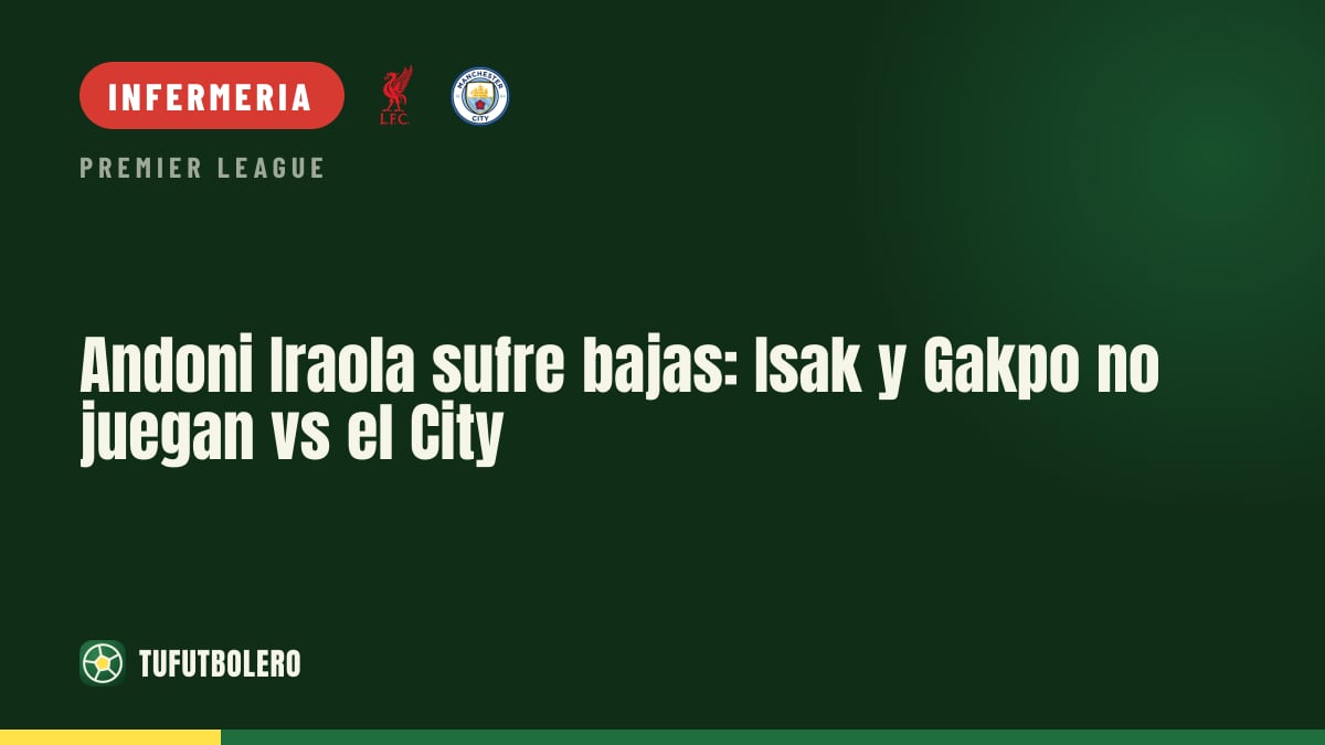 Andoni Iraola ko in attacco: Isak e Gakpo fuori col Manchester City