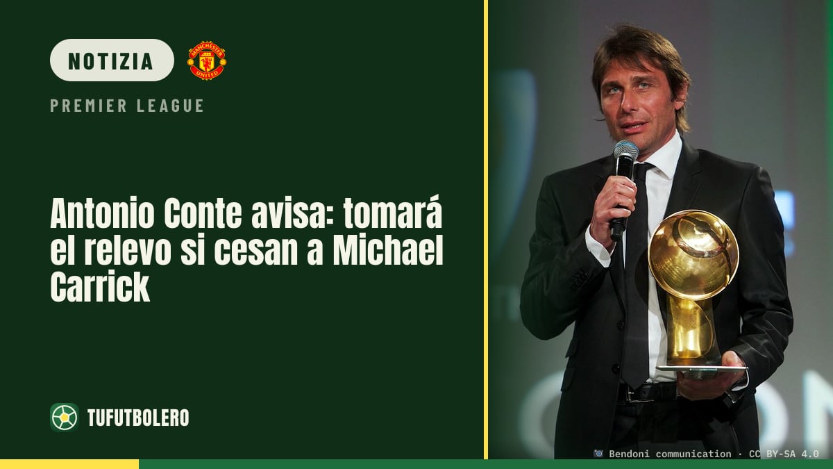 Antonio Conte si offre: prenderebbe il posto se licenziano Michael Carrick