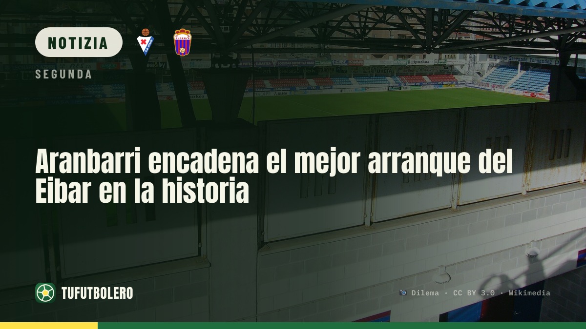 Aranbarri spinge l’Eibar verso il miglior inizio della storia