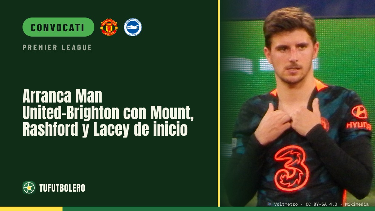 Mount, Rashford e Lacey titolari: Man Utd-Brighton parte così