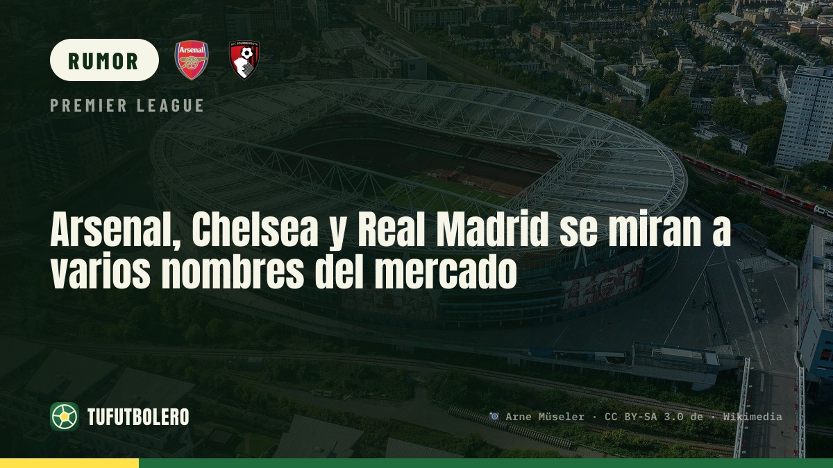 Arsenal, Chelsea e Real Madrid seguono diversi nomi di mercato